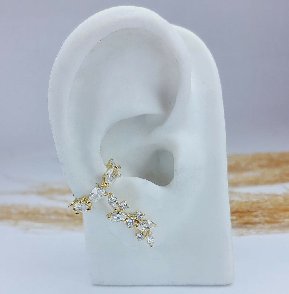 Foto do Produto PIERCING FAKE PEDRAS/DOURADO - Tamanhos - 